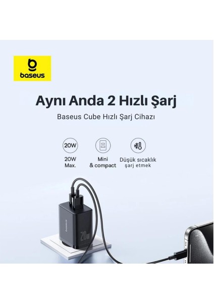 Super Şarj Akım Koruma Type-C USB Giriş 20W Şarj Başlık Iphone 12 13 14 15 Pro Max Şarj Aleti