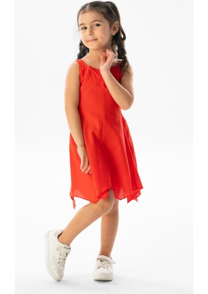 Askılı Vual Emel Yazlık Çocuk Elbise Mercan Mrcn fırsatları