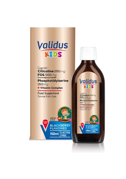 Kids Citicoline 250 mg + FOS 500 mg + Phosphotidylserine 150 mg + Vitamin Complex 150 ml Syrup