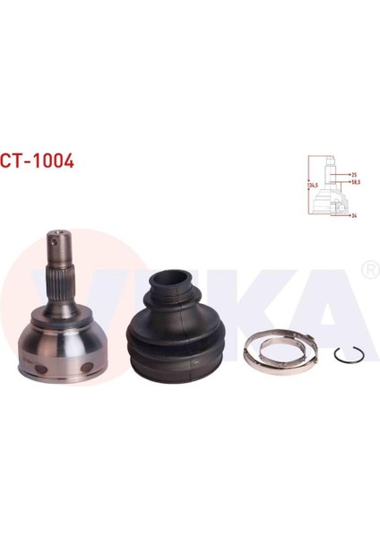 Aks Kafası C4 Dw6 (CT1004)