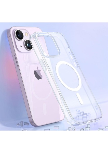 Apple Iphone 15 Pro Uyumlu Magsafe Şeffaf Kılıf