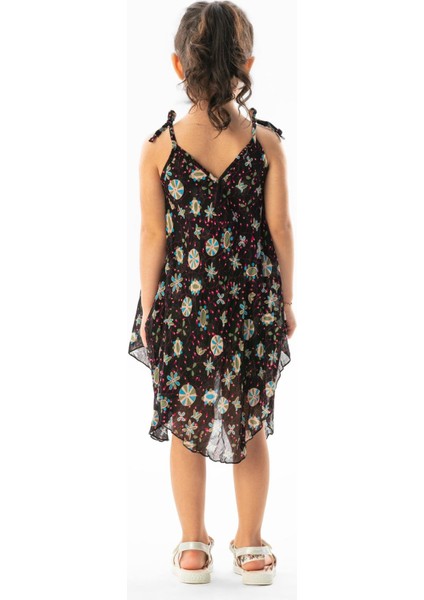 Afrodit Vual Yazlık Çocuk Elbise Siyah 6200 fiyatları