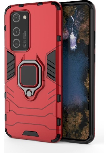 Huawei P40 Pro 360 &deg; Dönen Halka Askeri Damla Koruma Kapağı (Yurt Dışından)