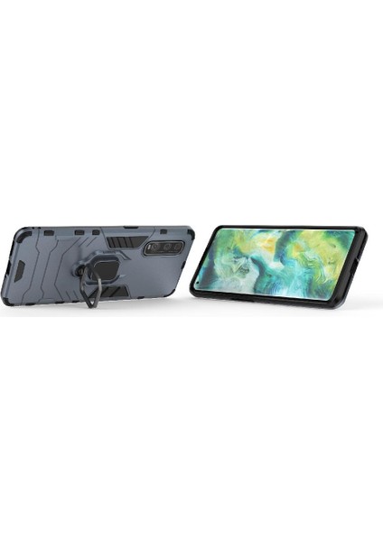 Oppo Bulmak Için Kılıf X2 Darbeye Kapak Kickstand 360 &deg; Dönen Halka Damla (Yurt Dışından)