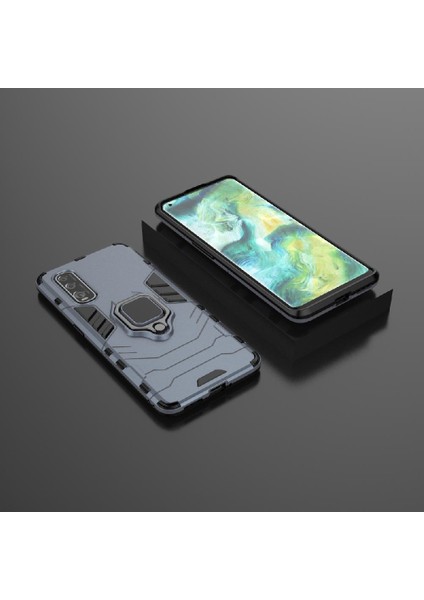 Oppo Bulmak Için Kılıf X2 Darbeye Kapak Kickstand 360 &deg; Dönen Halka Damla (Yurt Dışından)