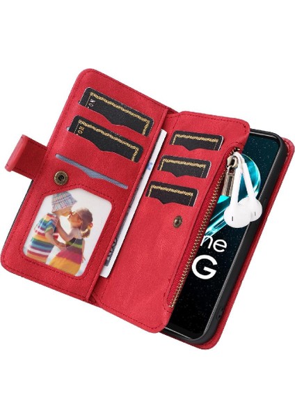 Realme 9i 5g Dokuz Kart Yuvaları Için Kılıf Kickstand Koruyucu Fermuar Cüzdan (Yurt Dışından) fırsatları