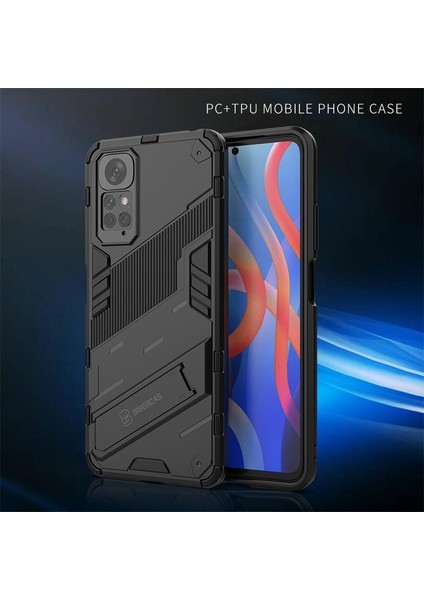 Xiaomi Redmi Için Not 11 4g Koruyucu Kapak Kickstand Sağlam Askeri (Yurt Dışından)