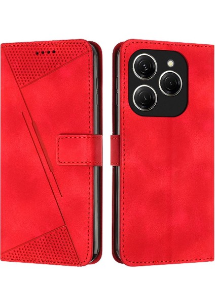 Tecno Spark 20 Pro Için Kılıf Darbeye Kapak Kapak Yan Toka Kartı Tam (Yurt Dışından)