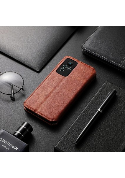 Infinix Not 11 Için Kılıf Cüzdan Fonksiyonu Deri Çanta Zarif Flip (Yurt Dışından) fırsatları