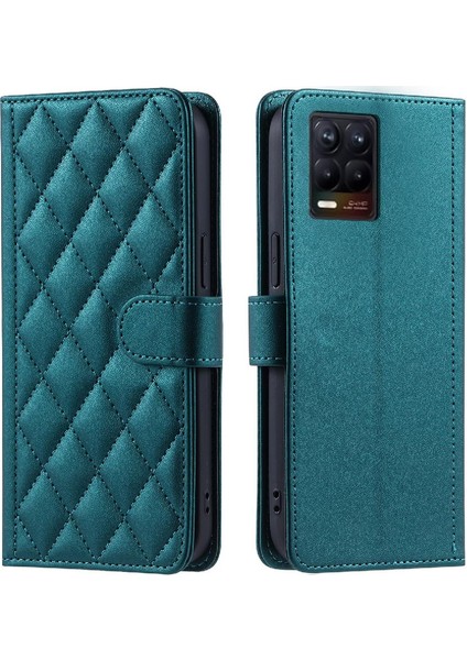 Realme 8 4g Kafes Manyetik El Kayışı Kart Yuvaları Tutucu Için Telefon Kılıfı (Yurt Dışından)