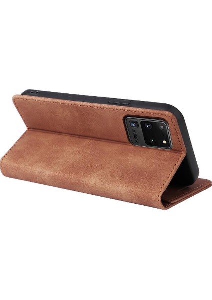Samsung Galaxy S20 Için Flip Case Ultra Kapak Çevirin Cüzdan Basit Iş (Yurt Dışından)