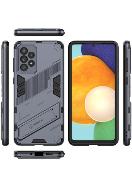 Samsung Galaxy A73 5g Koruyucu Kapak Için Kickstand Sağlam Askeri (Yurt Dışından) modelleri