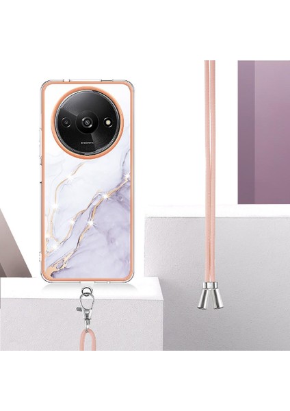 Xiaomi Redmi A3 Crossbody Kordon Askısı Tampon Mermer Yumuşak (Yurt Dışından) indirimleri