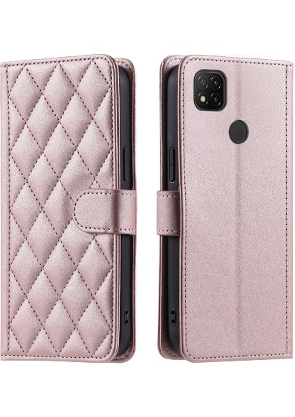Telefon Kılıfı Için Xiaomi Redmi 10A Kart Yuvaları Tutucu Kafes El Kayışı Flip (Yurt Dışından)