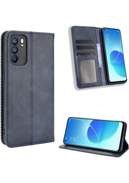 Oppo Oppo 6 5g Pu Deri Manyetik Kapatma Cüzdan Için Kılıf (Yurt Dışından)