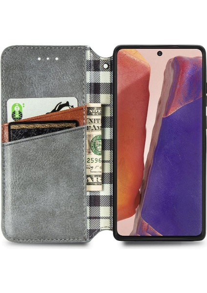 Samsung Galaxy Not 20 Için Kılıf Moda Tasarım Cüzdan Fonksiyonu Zarif (Yurt Dışından)