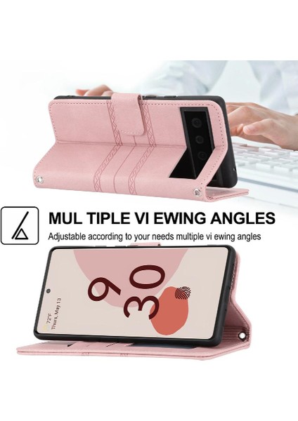 Google Piksel 6 Pro Kickstand Cüzdan Kılıf Darbeye Kapatma Için Flip Case (Yurt Dışından) fırsatları
