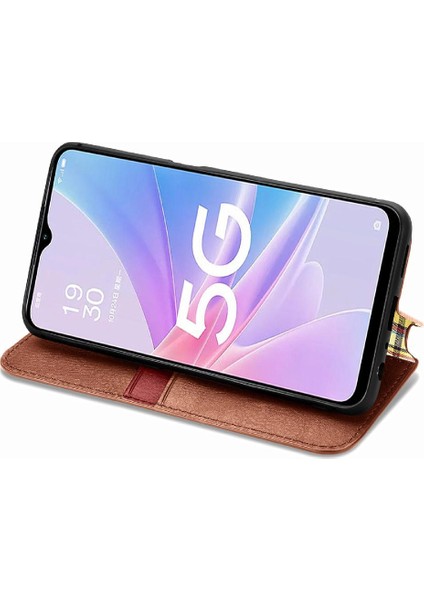 Oppo A78 Zarif Iş Moda Tasarım Deri Kılıf Flip Için Kılıf (Yurt Dışından)