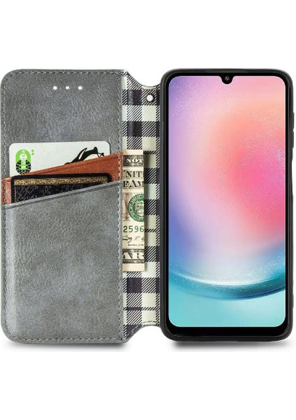 Samsung Galaxy A24 4g Için Kılıf Moda Tasarım Cüzdan Fonksiyonu Kapak Çevirin (Yurt Dışından) fiyatları