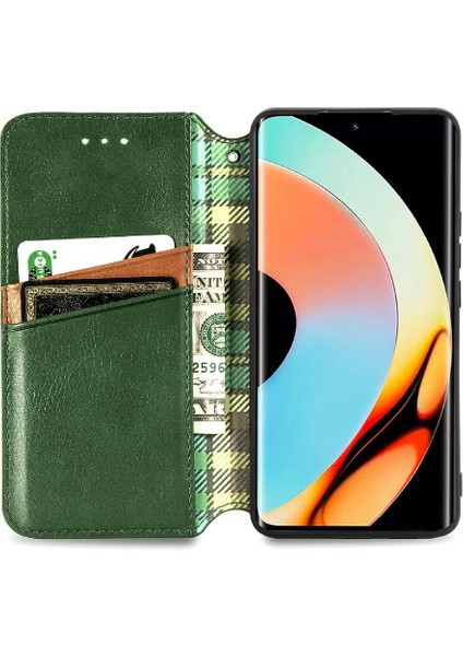 Oppo Realme 10 Proplus Flip Kapak Için Kılıf Moda Tasarım Cüzdan Fonksiyonu (Yurt Dışından)