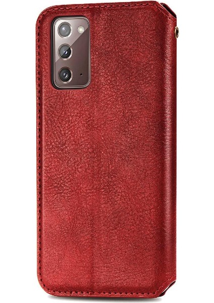 Samsung Galaxy Not 20 Için Kılıf Moda Tasarım Cüzdan Fonksiyonu Zarif (Yurt Dışından)
