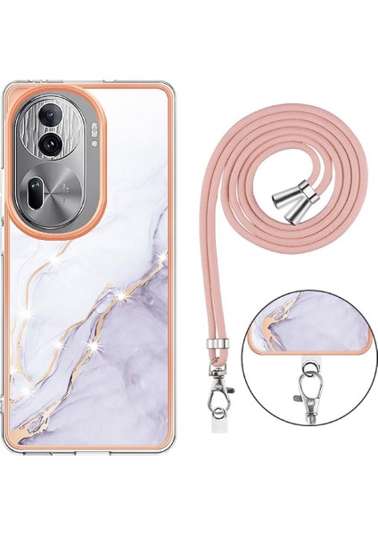 Oppo Oppo 11 Pro 5g Tampon Mermer Anti-Scratch Yumuşak Crossbody Için Kılıf (Yurt Dışından)