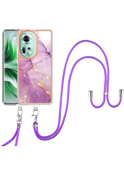 Oppo Oppo 11 5g Için Kılıf Anti-Scratch Yumuşak Tampon Crossbody Kordon Askısı (Yurt Dışından)