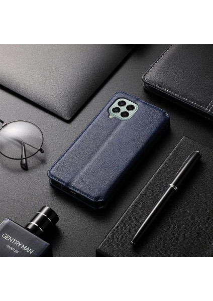 Samsung Galaxy M33 Cüzdan Fonksiyonu Flip Kapak Zarif Iş Için Kılıf (Yurt Dışından)