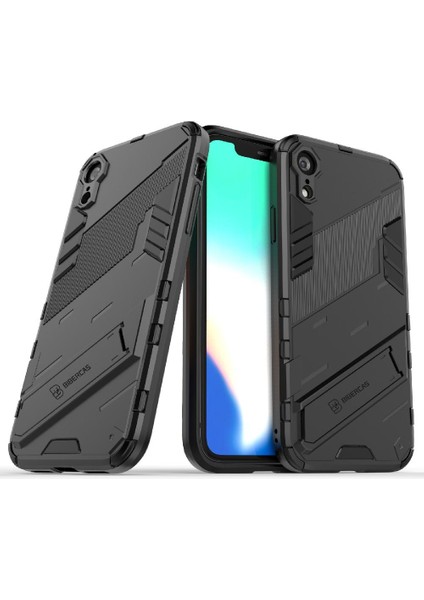 Iphone Xr Kickstand Koruyucu Kapak Sağlam Askeri Kılıf (Yurt Dışından)