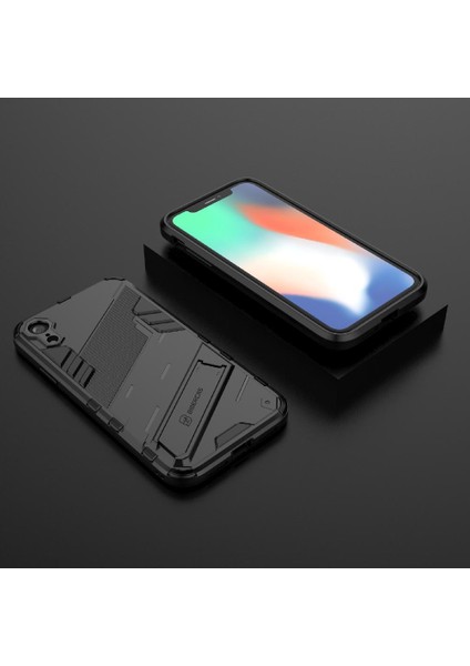 Iphone Xr Kickstand Koruyucu Kapak Sağlam Askeri Kılıf (Yurt Dışından) modelleri