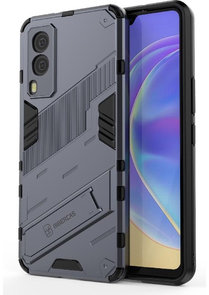 Vivo V21E 5g Kickstand Koruyucu Kapak Sağlam Askeri Için Kılıf (Yurt Dışından) fiyatları