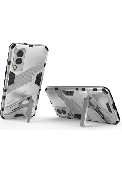 Vivo V21E 5g Kickstand Koruyucu Kapak Sağlam Askeri Için Kılıf (Yurt Dışından) modelleri