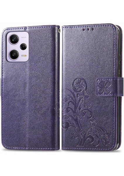 Xiaomi Redmi Not 12 Için Kılıf Proplus Deri Kılıf Kapak Çevirin Zarif (Yurt Dışından)