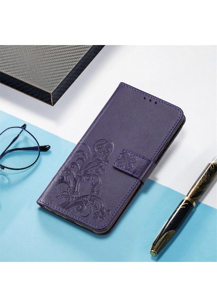 Xiaomi Redmi Not 12 Için Kılıf Proplus Deri Kılıf Kapak Çevirin Zarif (Yurt Dışından)
