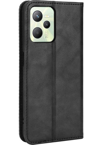 Realme C35 Pu Deri Manyetik Kapatma Cüzdan Için Kılıf (Yurt Dışından) fırsatları