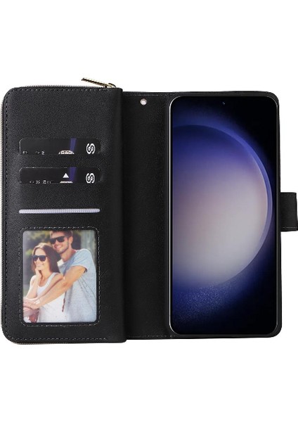 Samsung Galaxy S24 Cüzdan Durumda 9 Kart Yuvaları ile Kart Tutucu ile (Yurt Dışından) indirimleri