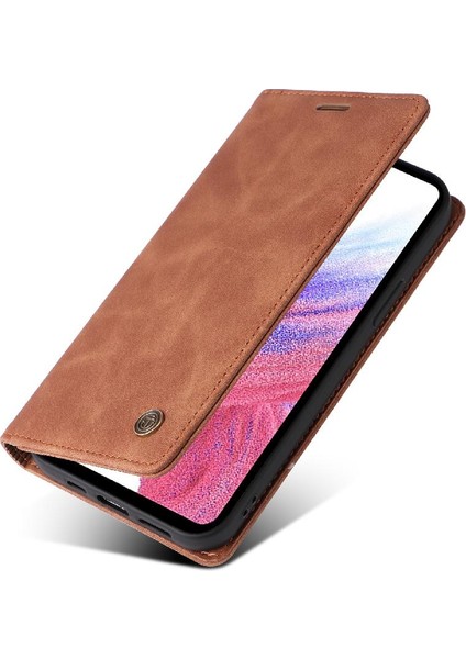 Samsung Galaxy A13 Için Flip Case Cüzdan Kapak Kapak Darbeye Basit Kılıf (Yurt Dışından)