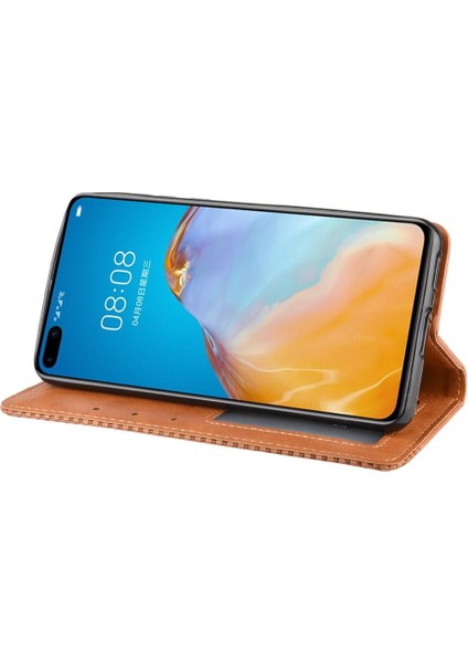 Huawei P40 Cüzdan Manyetik Kapatma Pu Deri Kılıf (Yurt Dışından) fırsatları