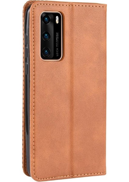 Huawei P40 Cüzdan Manyetik Kapatma Pu Deri Kılıf (Yurt Dışından) indirimleri