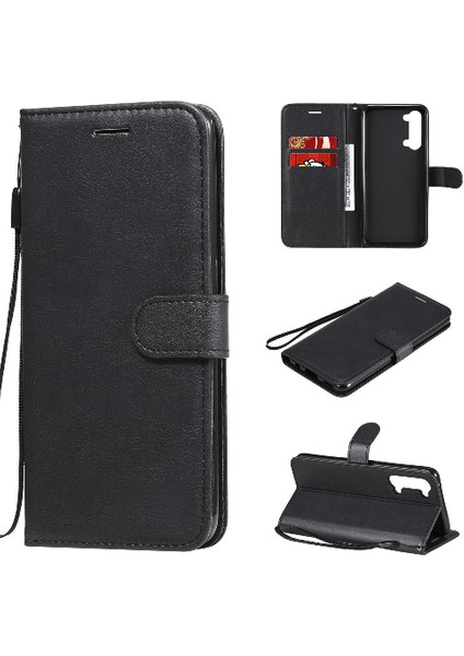 Oppo Bulmak Için Flip Case X2 Lite Kart Yuvası ile Yüksek Kaliteli Deri Katı (Yurt Dışından)