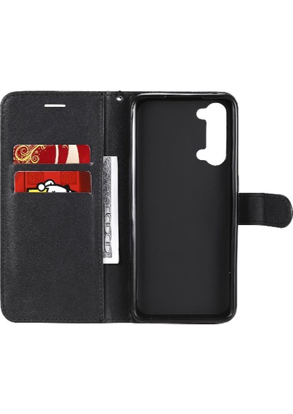 Oppo Bulmak Için Flip Case X2 Lite Kart Yuvası ile Yüksek Kaliteli Deri Katı (Yurt Dışından)