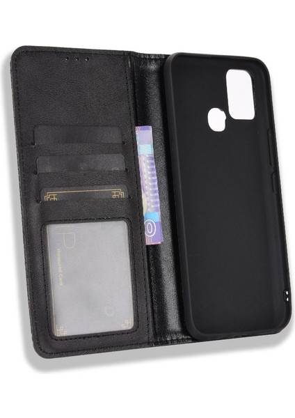 Infinix Sıcak 10 Lite Manyetik Kapatma Pu Deri Cüzdan Için Kılıf (Yurt Dışından)