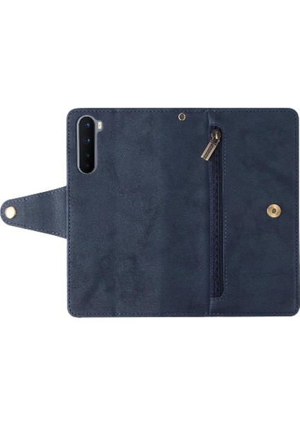 Oneplus Nord Manyetik Deri Kart Tutucu Fermuar Cüzdan Kapak Için Kılıf (Yurt Dışından) modelleri