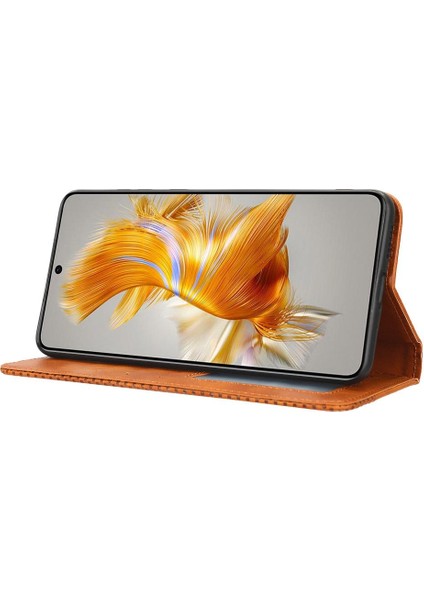 Huawei Mate 50 Için Kılıf Manyetik Kapatma Cüzdan Pu Deri (Yurt Dışından)