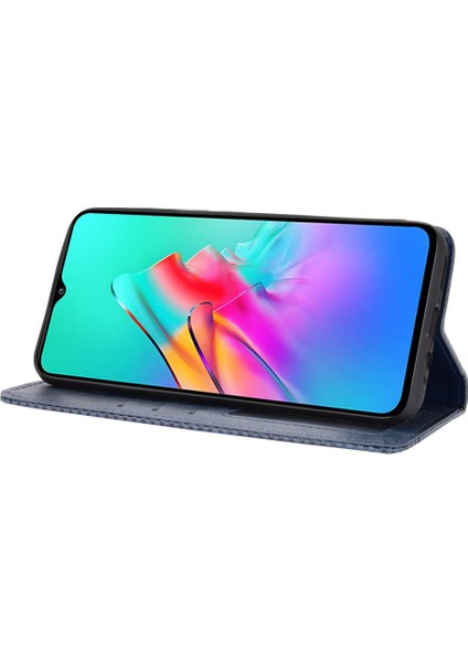 Infinix Sıcak 10 Lite Manyetik Kapatma Pu Deri Cüzdan Için Kılıf (Yurt Dışından)