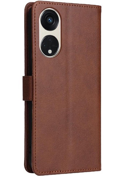 Oppo RENO8T 5g Klasik Düz Renk Iş Cüzdan Telefon Için Flip Case (Yurt Dışından) indirimleri