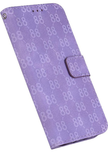 Telefon Kılıfı Için Huawei Y9 Başbakan 2019 Kickstand Pu Deri Cüzdan Kapak 8 (Yurt Dışından)
