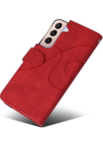 Samsung Galaxy S22 Artı Kickstand Koruyucu Pu Deri Flip Case (Yurt Dışından)