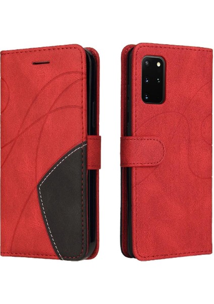Samsung Galaxy S20 Artı Kart Yuvası Standı ile Iki Renkli Dikiş (Yurt Dışından)