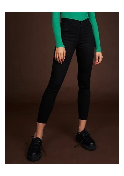 Yuksek Bel Dar Paca 5 Cep Gabardın Pantolon fiyatları